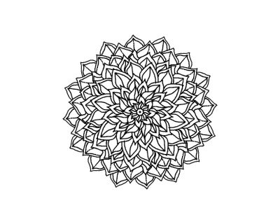 Mandala Tattoo Simple Transparent Png PNG Images