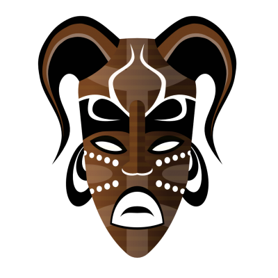 Abstract Tribal Mask Png PNG Images