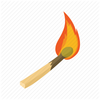 Matches free transparent burning, cartoon, fire, flame, match, matchbox, red icon png