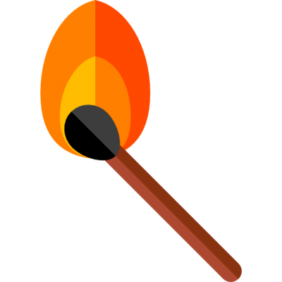 Burn matches clip art match travel icons png