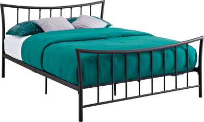 Iron Bed, Bed, Mattress White Bed, Green Bed Png PNG Images