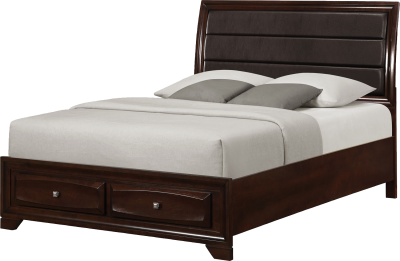 Withdrawable Bed, Luxe Bed, Leather Cap, Dark Bed Png PNG Images