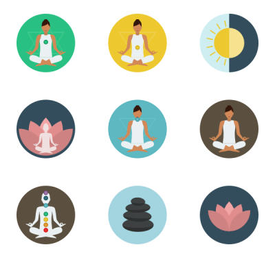 Meditation Icon Clipart PNG Images