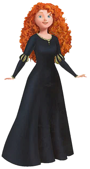 Disney Black Merida Clipart PNG Images