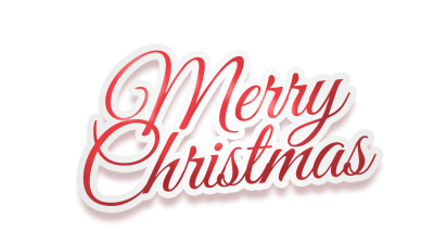 Merry Christmas Text Logo Transparent Picture PNG Images