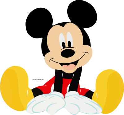 Sitting Mickey Mouse Transparent Clipart, Game, Finger PNG Images