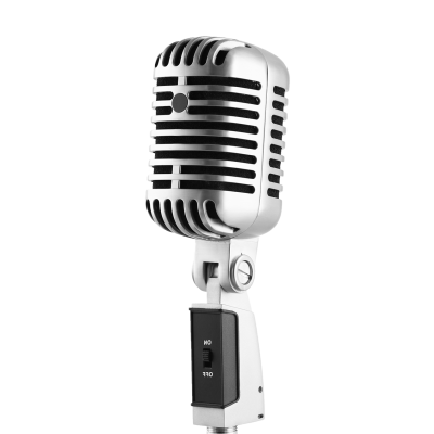 Gray Metal Old Microphone Hd Transparent PNG Images