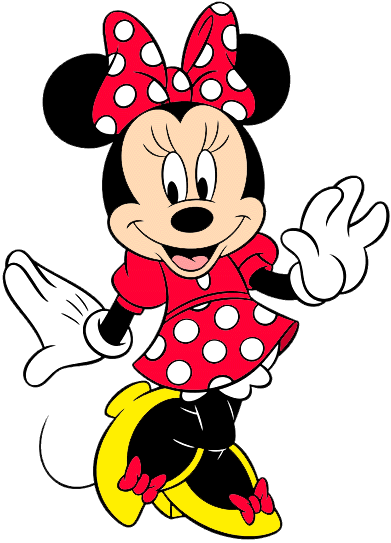 Red And White Minnie Mouse Png PNG Images
