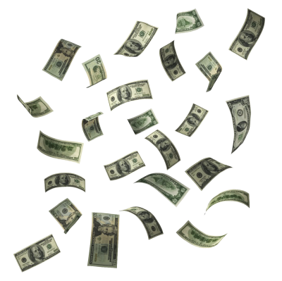 United States Dollar Flying Money Transparent Clipart Free Download PNG Images