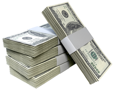 Banknotes Lined Up Money images Free PNG Images