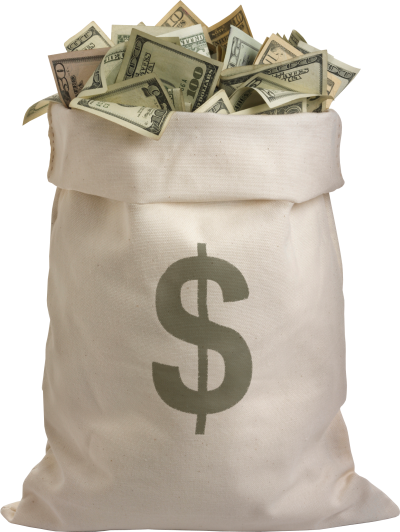 Paper Money Png Clipart In White Sack, Dollars, Finance PNG Images