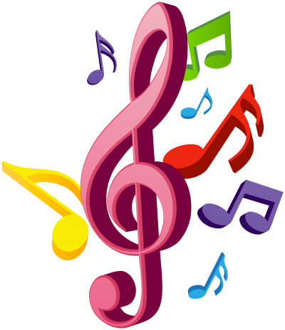 Colorful Music Notes Clipart Hd Download PNG Images