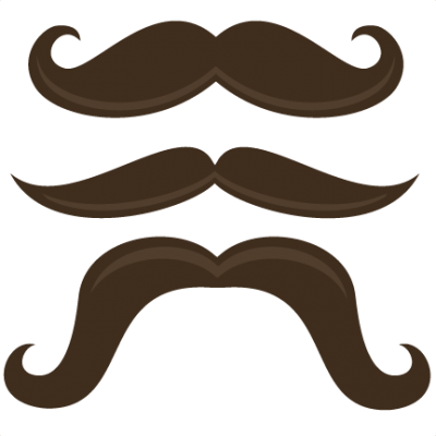 Mustache Simple PNG Images