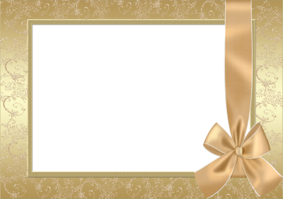  Gift Frame Download Image, Ribbon, Gold Color PNG Images