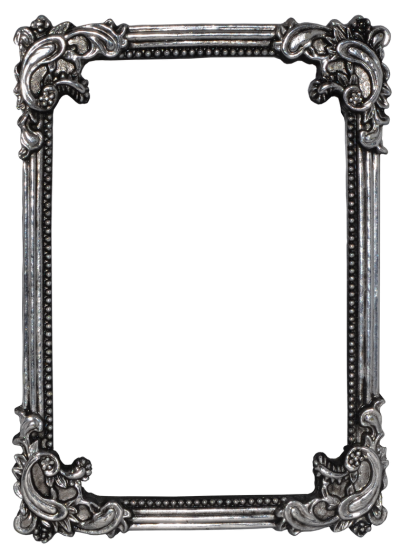  Gray Metal Frame Photo, Rectangular, Design, Decor PNG Images