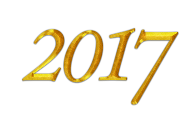 Gold New Year 2017 Png PNG Images