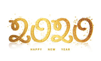 2020 Happy New Year Message Png Transparent PNG Images