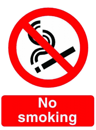 No smoking health and safety sign transparent image ~ png