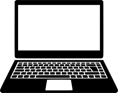 Black Laptop illustration Png icon PNG Images