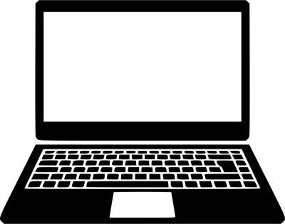 Black Laptop Illustration Png Icon PNG Images