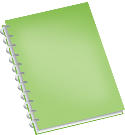 Green Wire Notebook Transparent Hd PNG Images