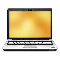 Yellow Screen Gray Laptop Clipart PNG Images