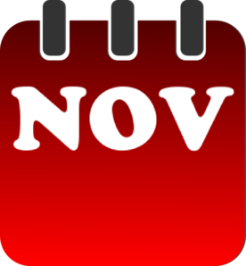 Red Nov Png Calendar PNG Images