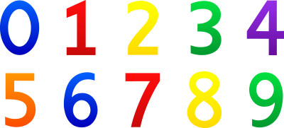 Kids instructive Numbers Background Transparent PNG Images