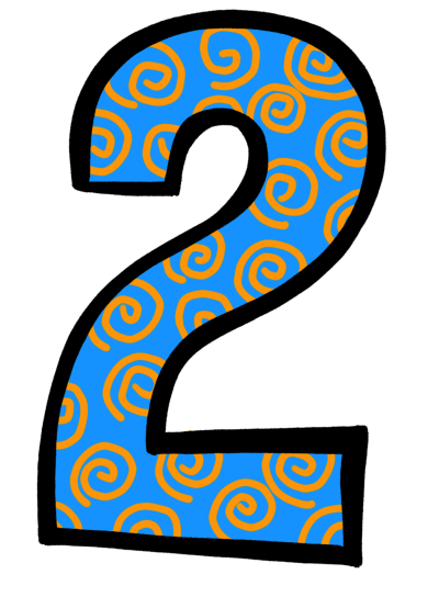 Number Two 2 Png Pattern PNG Images