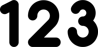 One Two Three Numbers Png Icon Download PNG Images