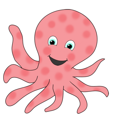 Cute Octopus Transparent Clipart PNG Images