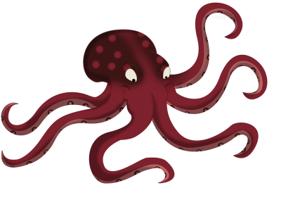 Live Red Octopus Illustration Transparent Free PNG Images