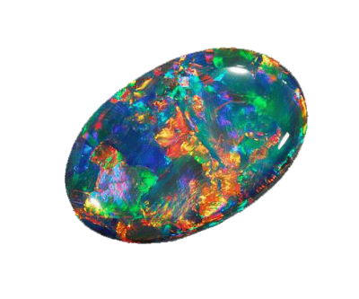 October Birthstone Opal Png PNG Images