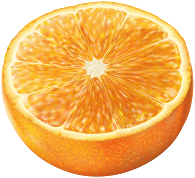 Half Orange Transparent Png PNG Images