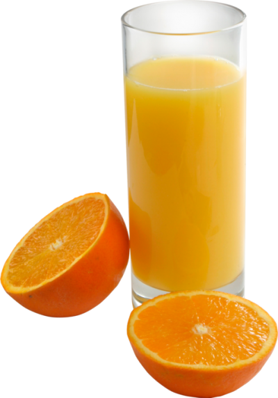 Orange slices and juice png transparent clipart 