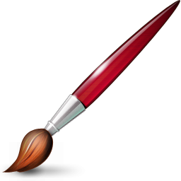 Red Pencil Paint Brush Clipart Photo PNG Images