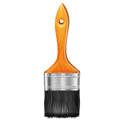 Yellow Paint Brush, Black Brush Png PNG Images