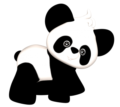 Baby Crawling Panda Clipart images Free Download PNG Images