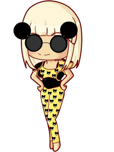 Lady Gaga Paparazzi Caricatura Png PNG Images