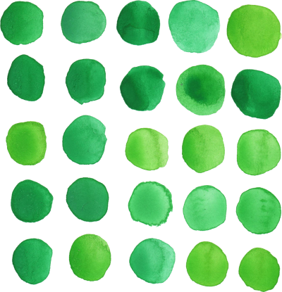 Green Watercolor Round Pattern images Hd Download PNG Images