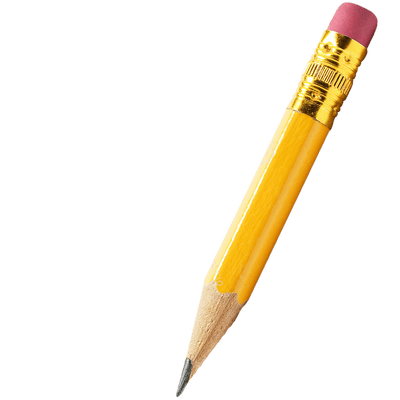 Classic Small Yellow Pencil Transparent Png PNG Images