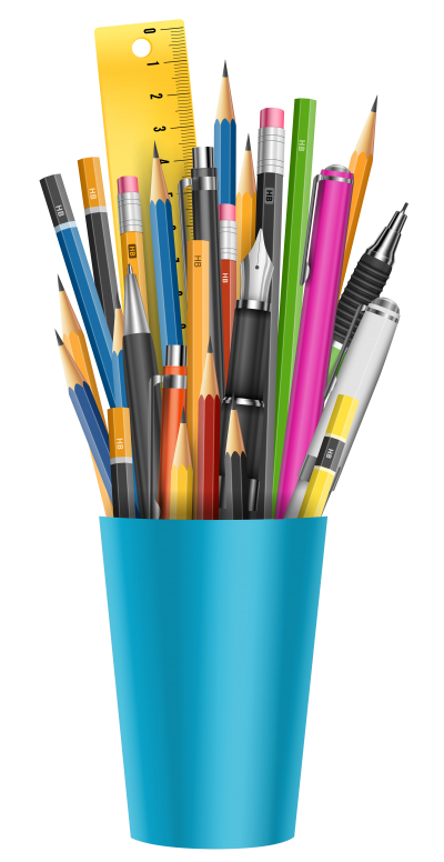 Ruler, Eraser, Pencil School Supplies Png Transparent PNG Images