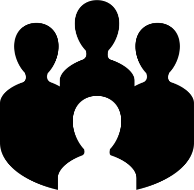 Family Contacts Person Transparent Icon, Black Image PNG Images