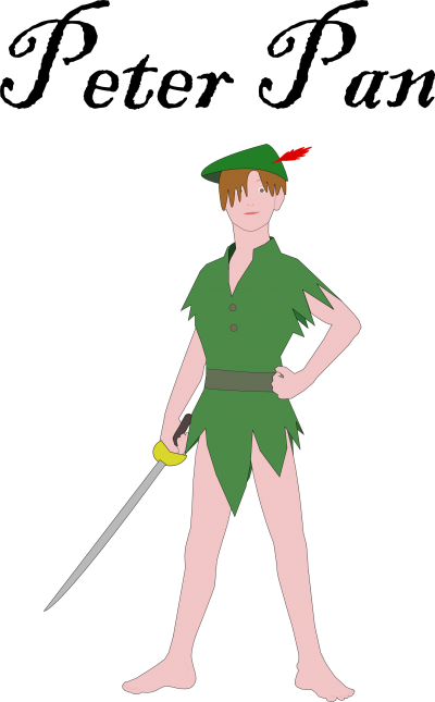 Sword Bearing Peter Pan Png PNG Images