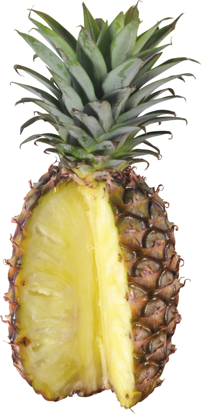 Split Half Pineapple Transparent images Hd PNG Images