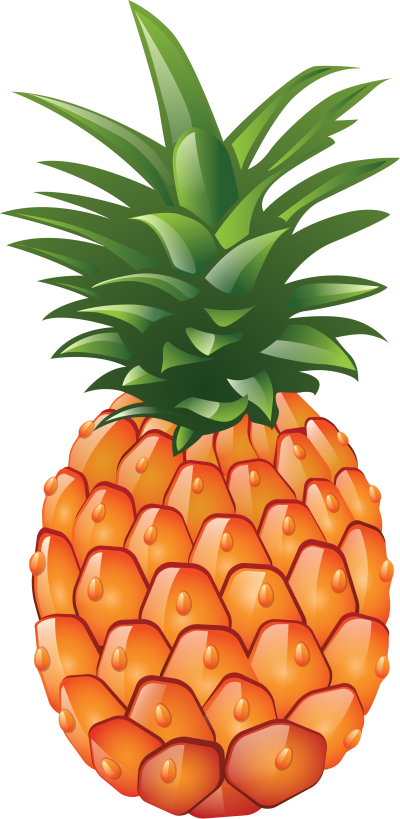 Animation Orange Pineapple Clipart Free PNG Images