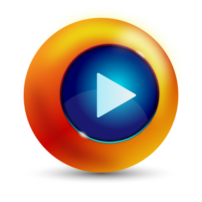 Orange And Blue Play Button Picture Free Download PNG Images