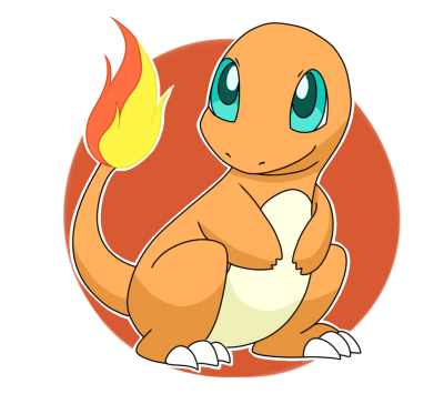 Pokemon go cut out charmander starter washumow png