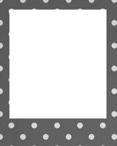 Polka Dot Background With Polaroid Frame Free Png PNG Images