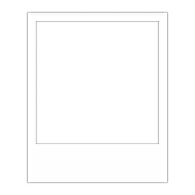 Plain White Frame Polaroid Transparent HD Background PNG Images